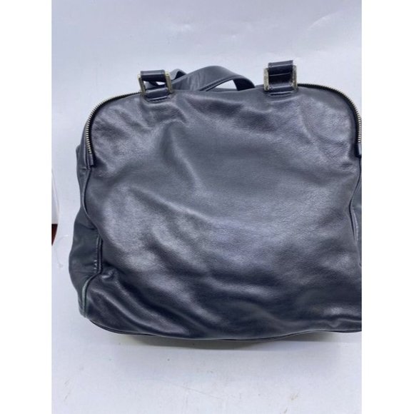 Jimmy Choo Justine Handbag Black Leather Shoulder Bag - Picture 12 of 12